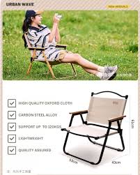 Stock Price Oxford Fabric Foldable Garden Metal Folding Outdoor Portable Kermit Chair for Picnic